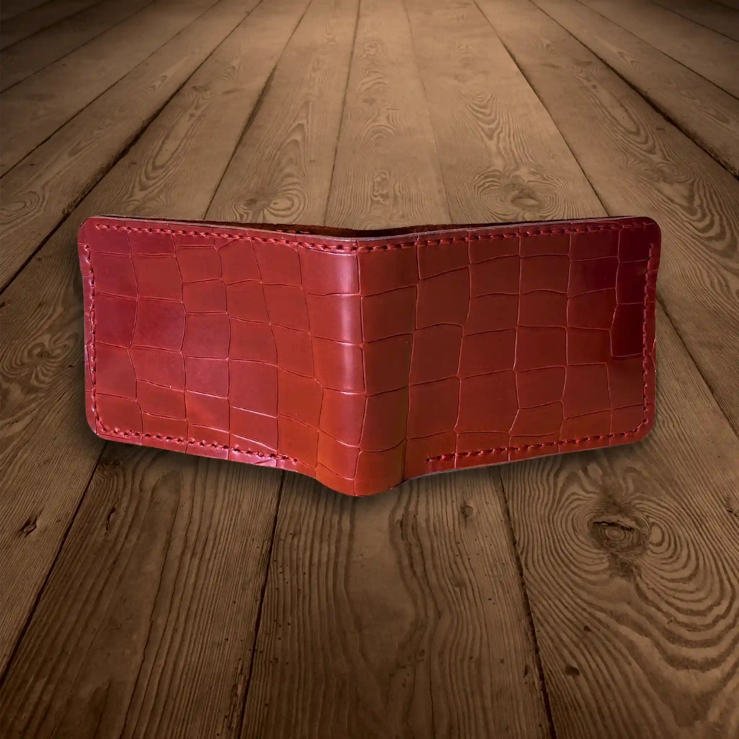 Crocodile Full Optional Wallet | Durable. Slim. Stylish. - WM Leather
