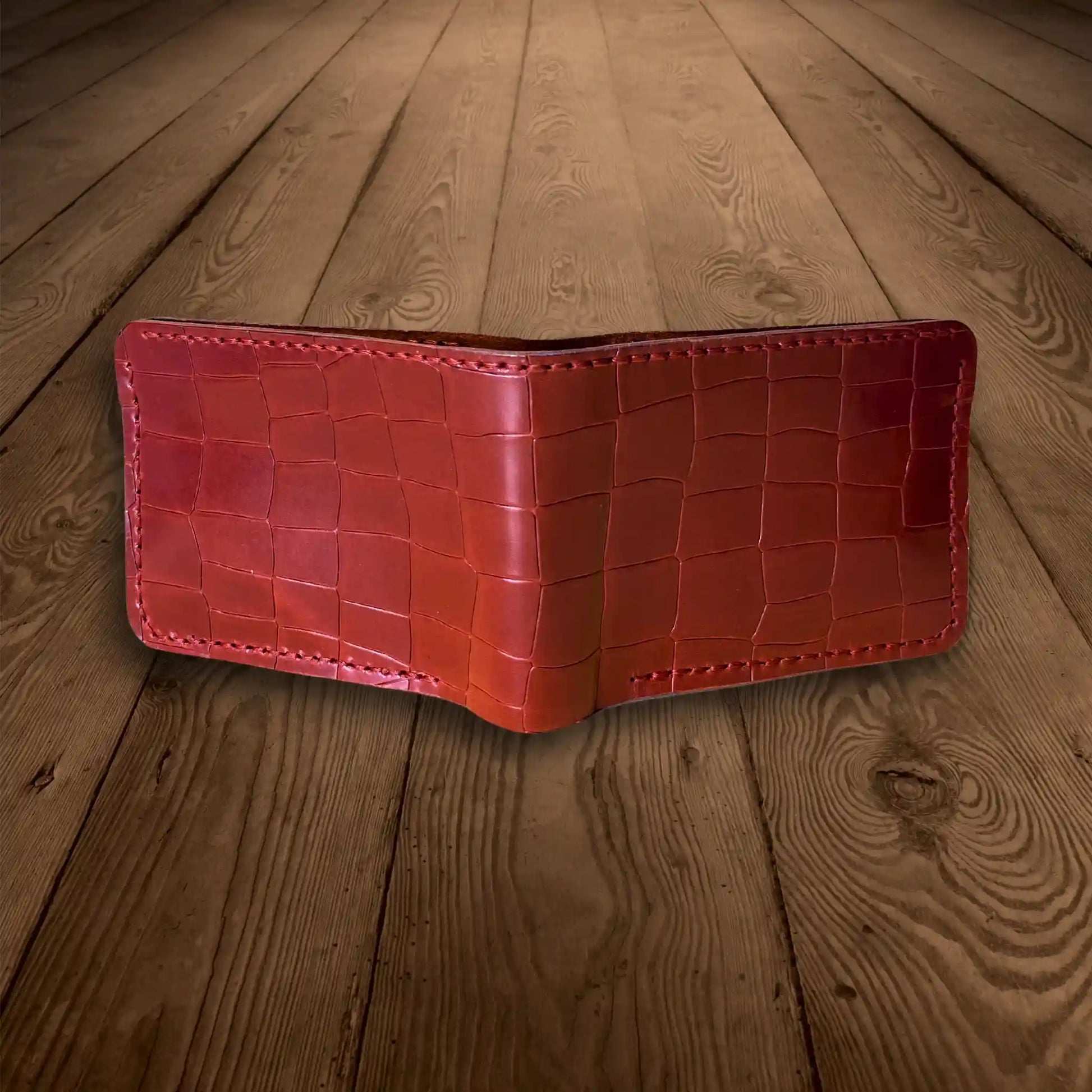 Crocodile Full Optional Wallet | Durable. Slim. Stylish. - WM Leather