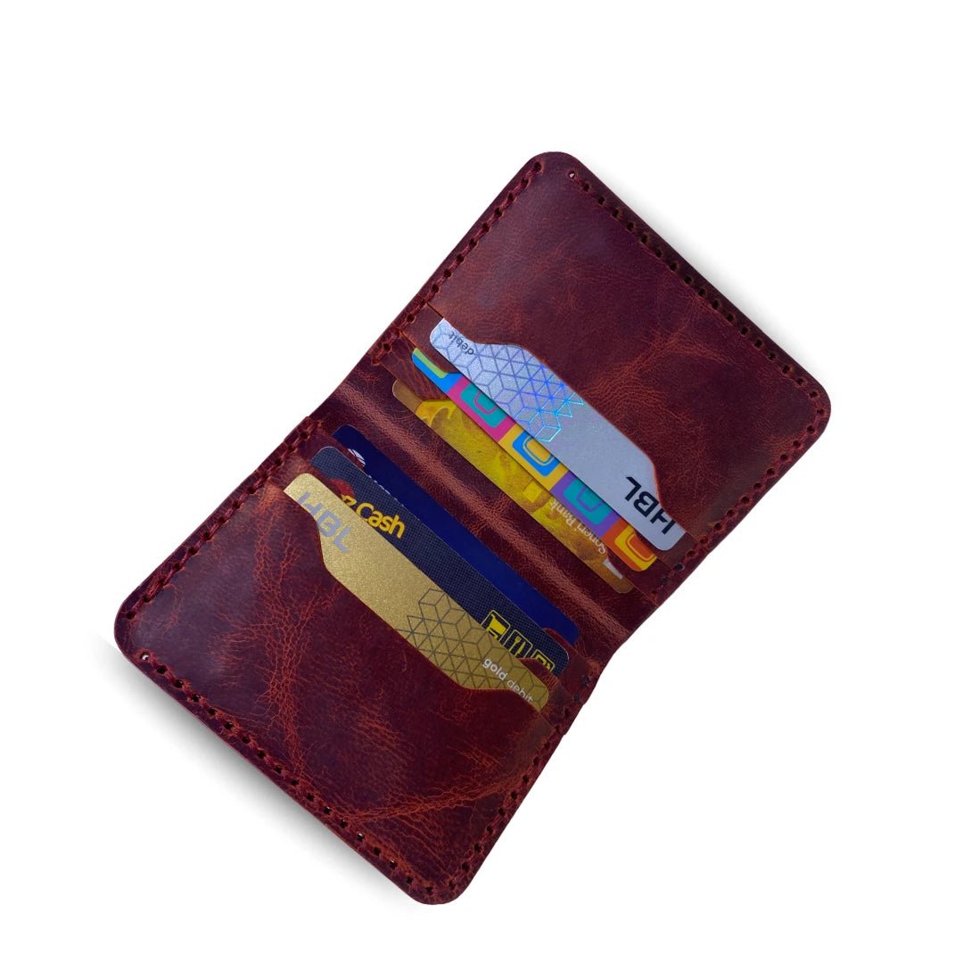 SaddleFold Leather Wallet | Slim Solution for Daily Clutter - WM Leather