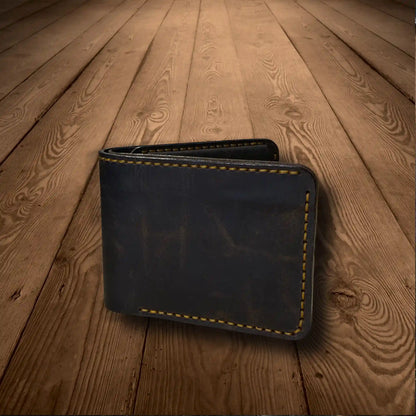 Vintage Coin Pocket Wallet | Storage Security Durability - WM Leather
