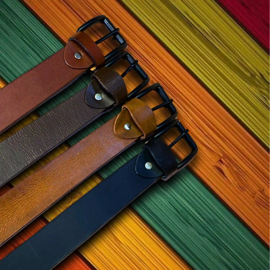 Urban Classic Leather Belt | Keeps Pants Secure - WM Leather