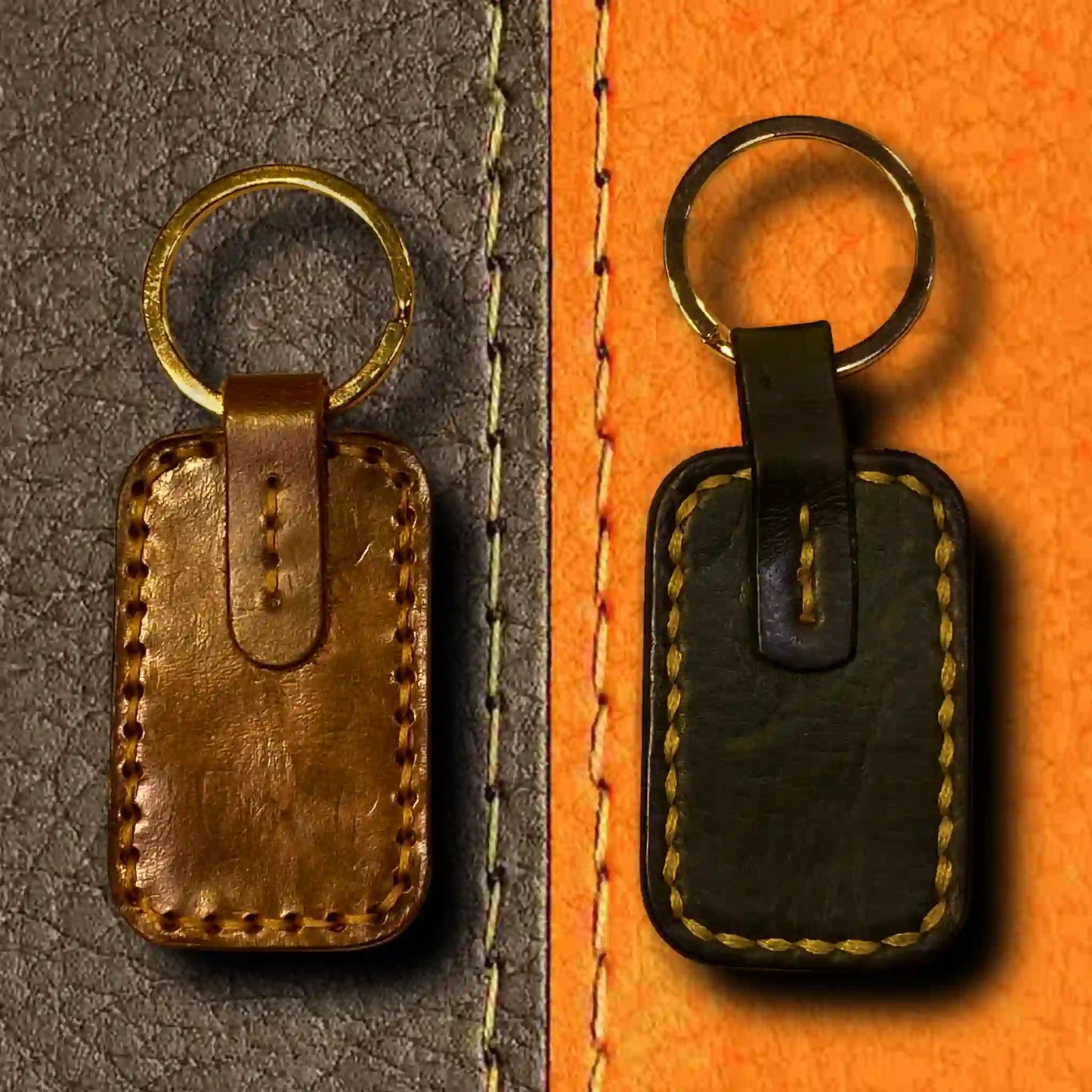Classic Leather Keychain | Prevents Key Loss - WM Leather