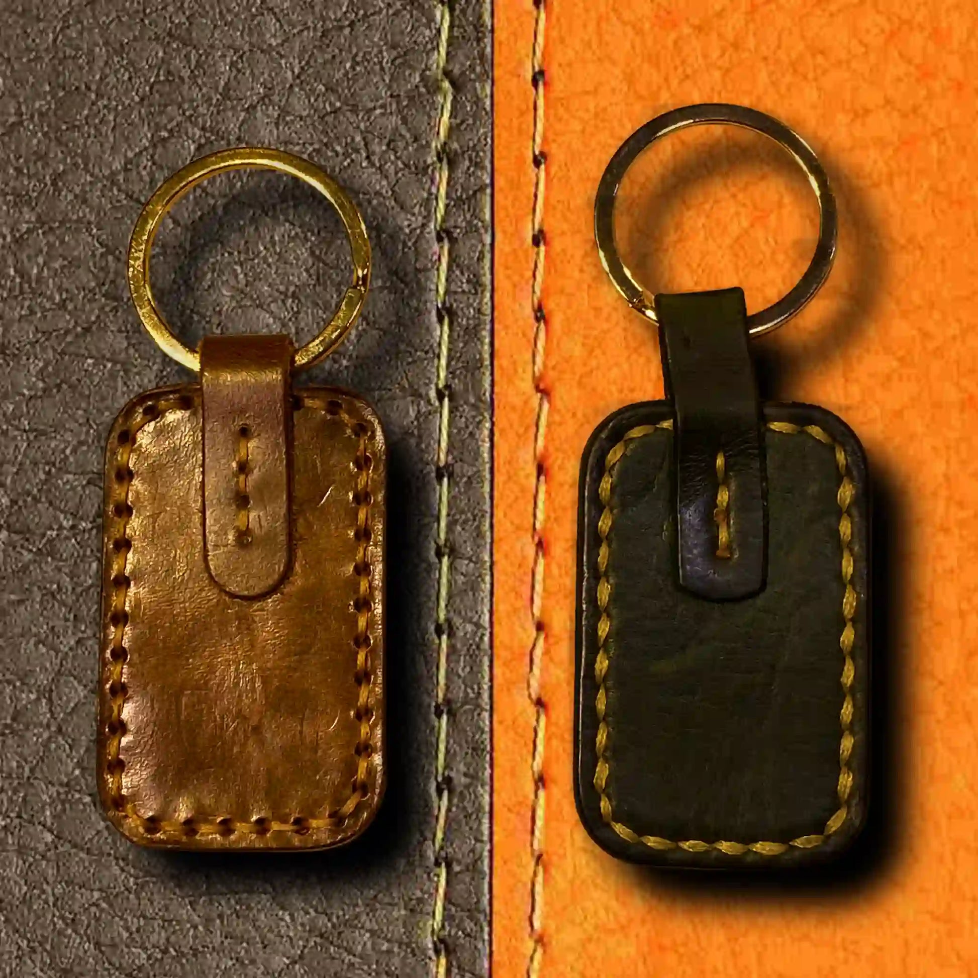 Classic Leather Keychain | Prevents Key Loss - WM Leather