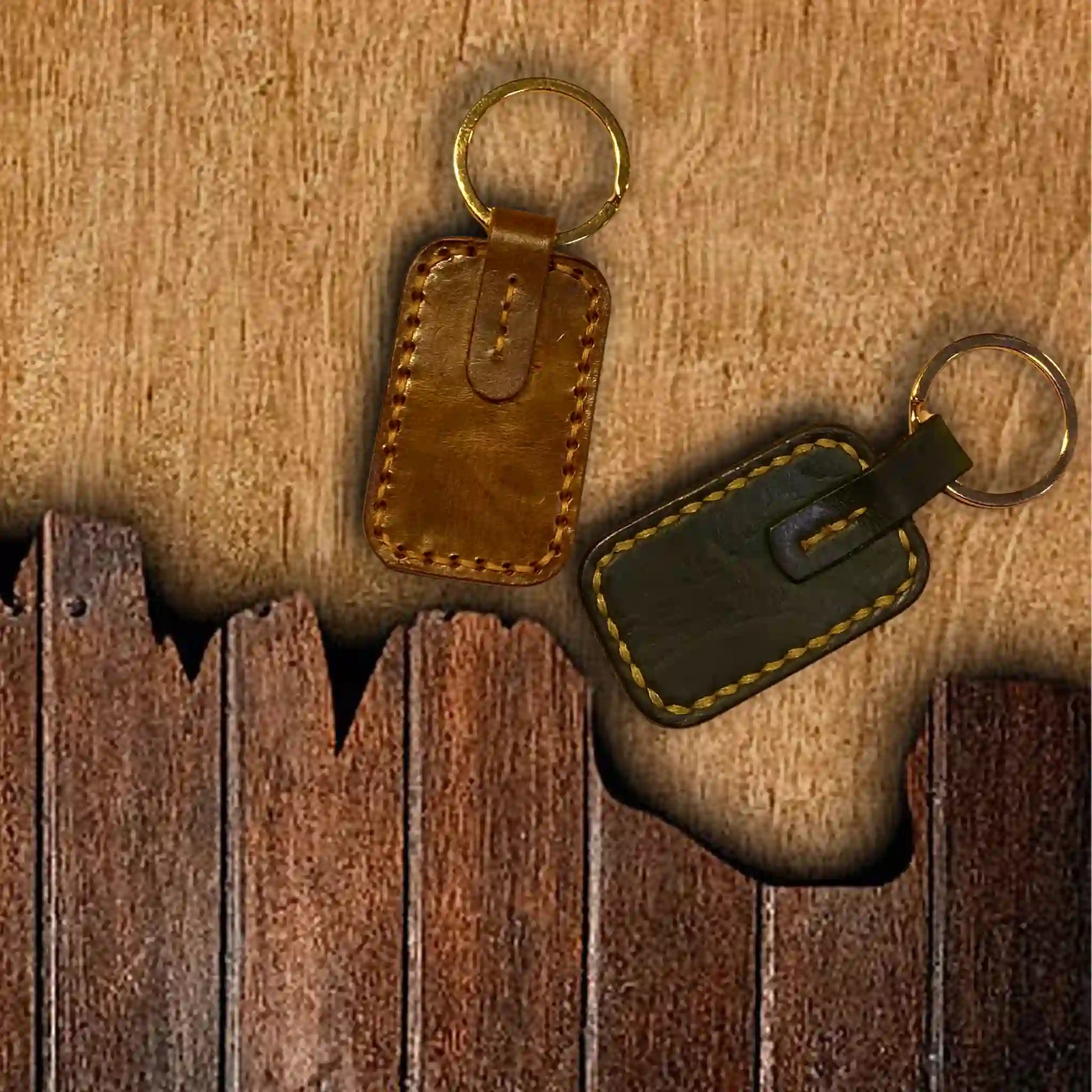 Classic Leather Keychain | Prevents Key Loss - WM Leather