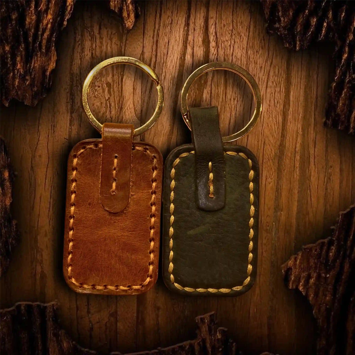 Classic Leather Keychain | Prevents Key Loss - WM Leather