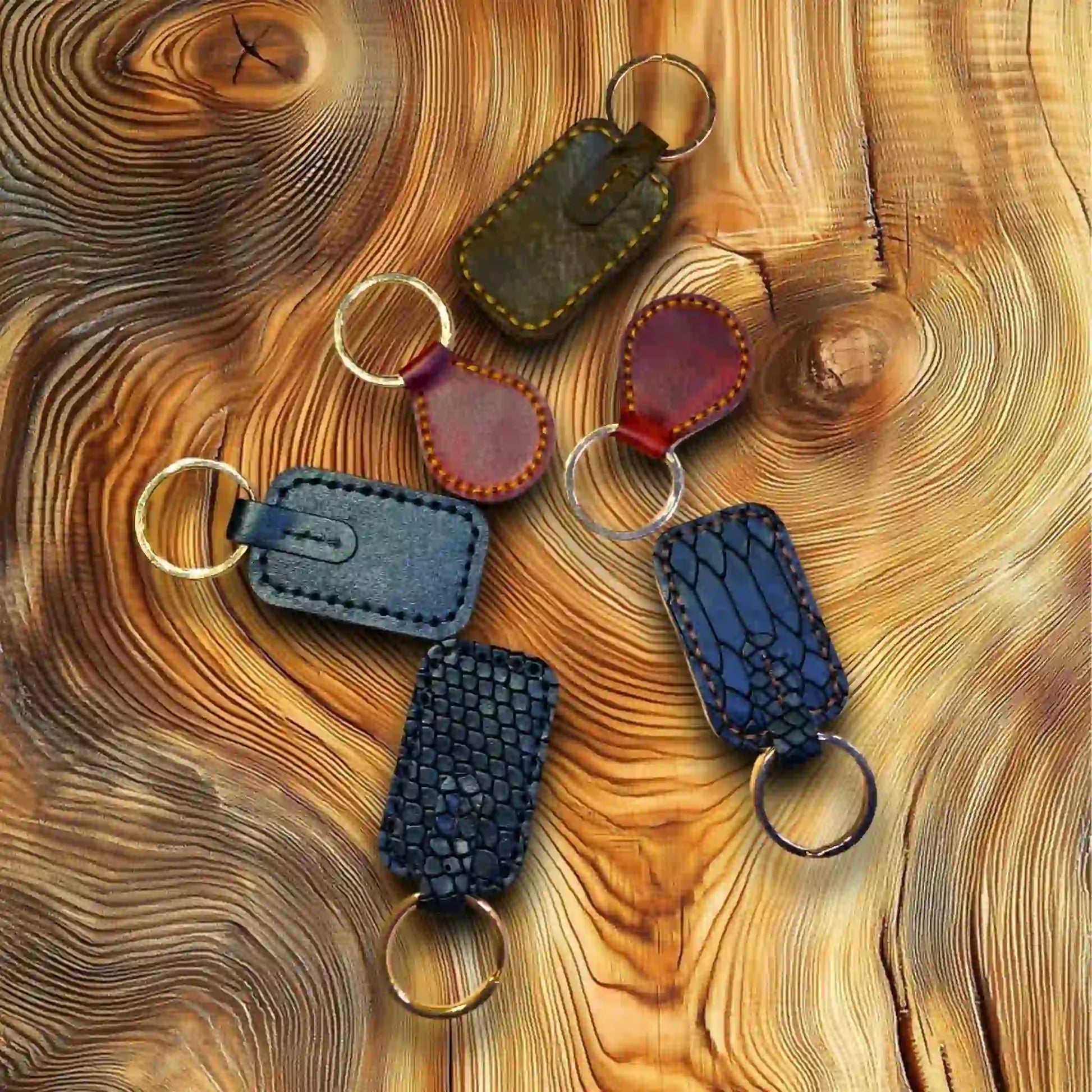 Classic Leather Keychain | Prevents Key Loss - WM Leather