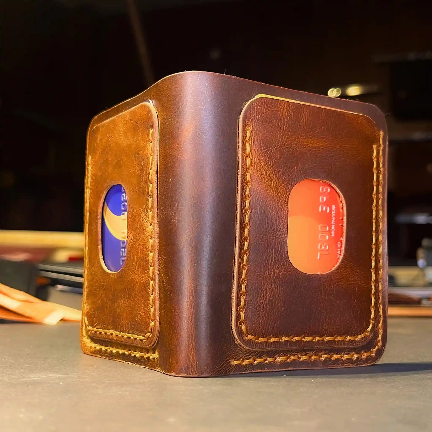 SaddleFold Leather Wallet | Slim Solution for Daily Clutter