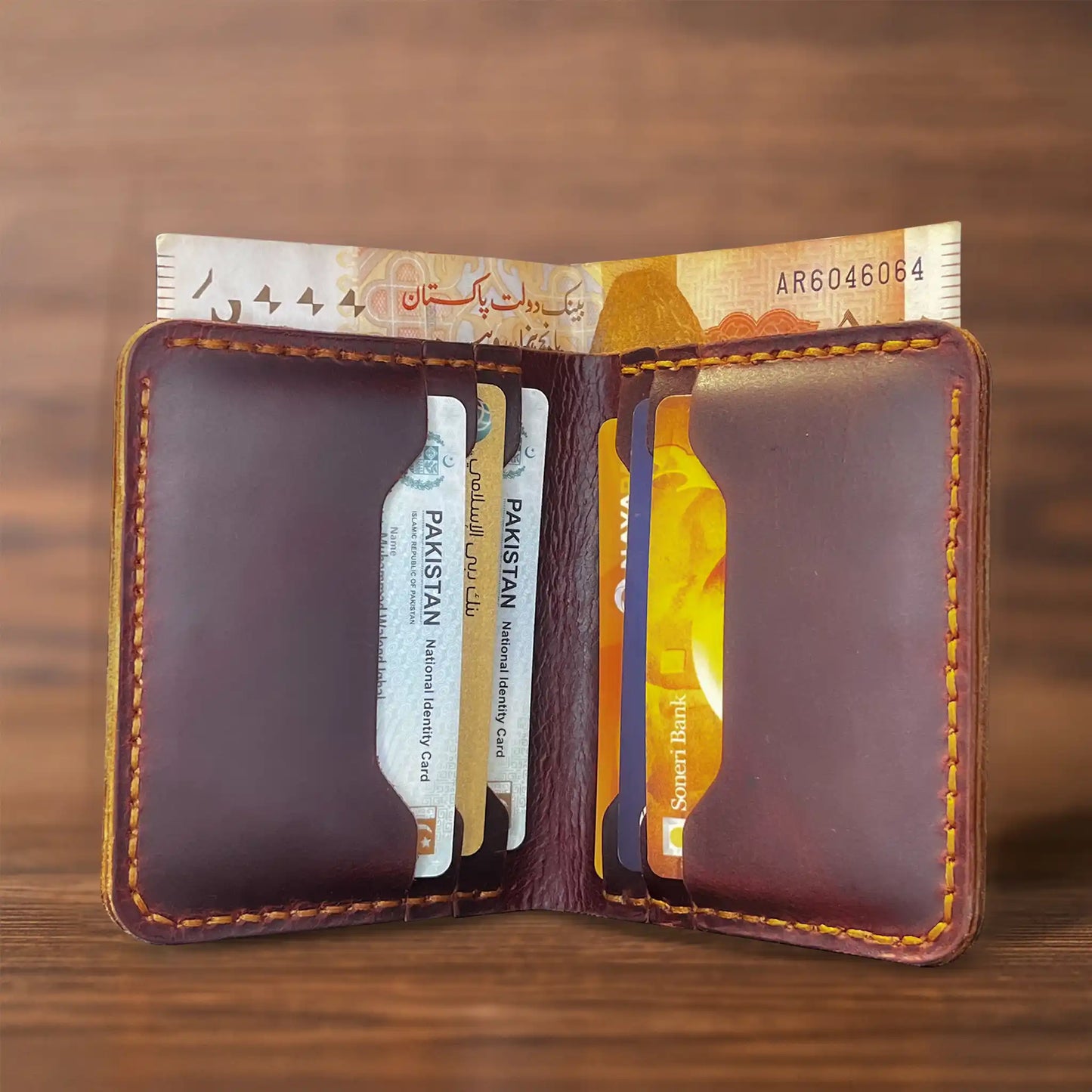 SaddleFold Leather Wallet | Slim Solution for Daily Clutter
