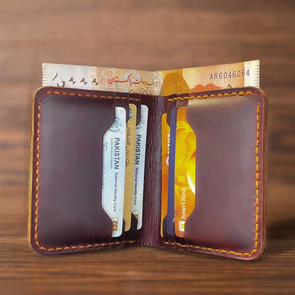 SaddleFold Leather Wallet | Slim Solution for Daily Clutter