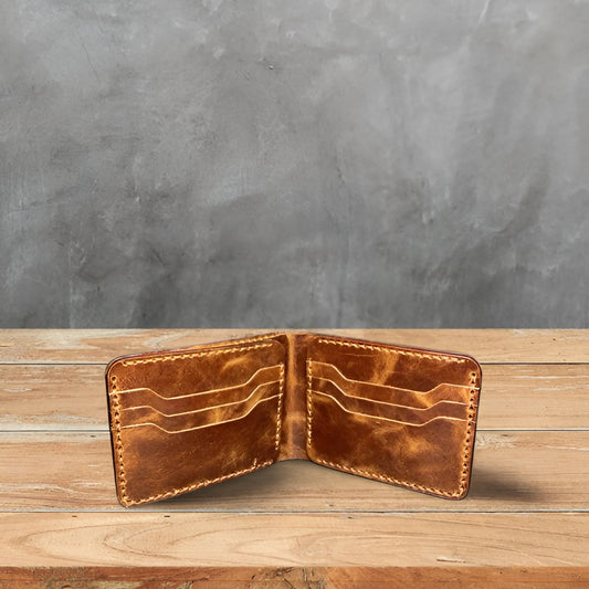 AmberFold  Vintage Handmade Wallet | Secure Elegant Everyday
